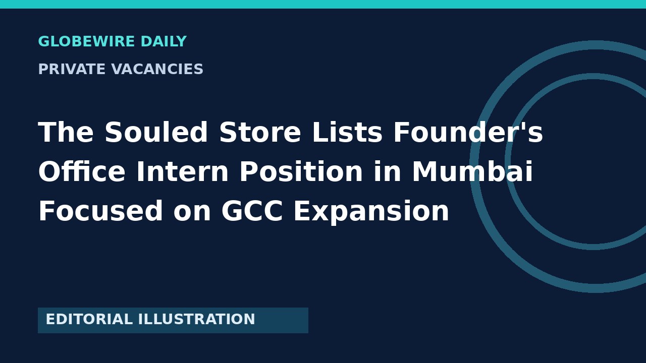 The Souled Store Lists Founder's Office Intern Position in Mumbai Focused on GCC Expansion