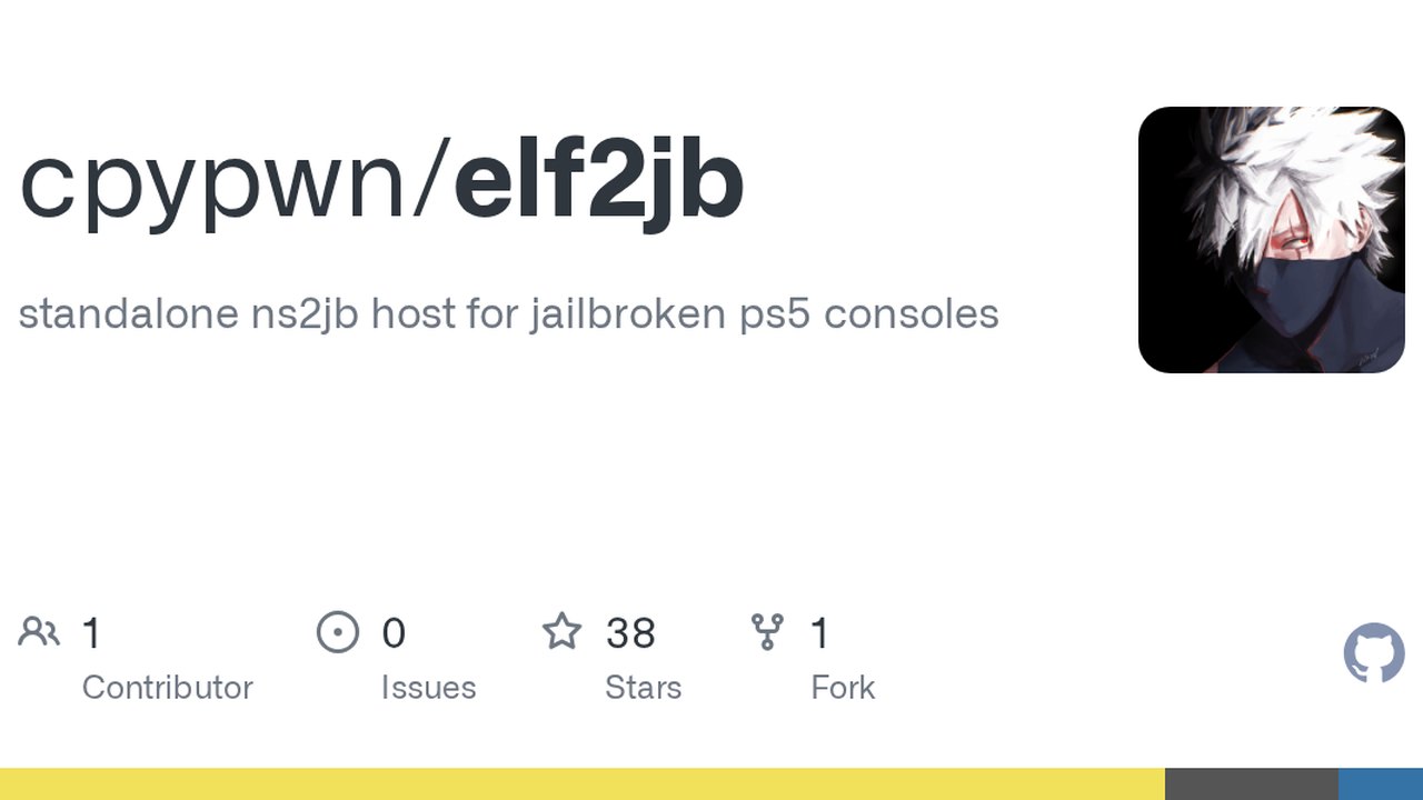 GitHub Repository 'elf2jb' Released as Standalone ns2jb Host for Jailbroken PlayStation 5 Consoles