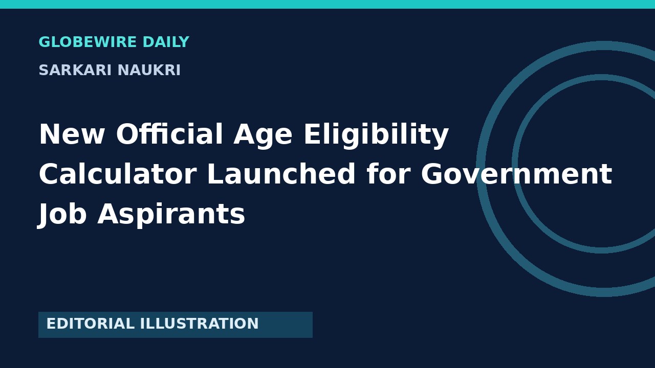 New Official Age Eligibility Calculator Launched for Government Job Aspirants