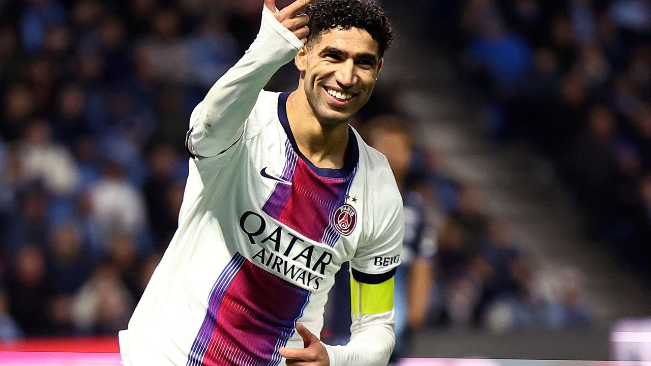 Hakimi Hat-Trick Leads PSG to 5-1 Victory Against Le Havre in Ligue 1
