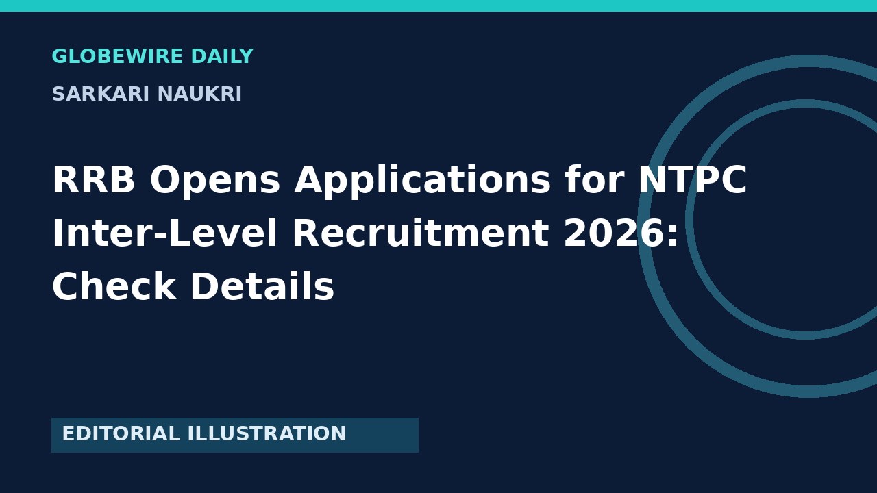 RRB Opens Applications for NTPC Inter-Level Recruitment 2026: Check Details