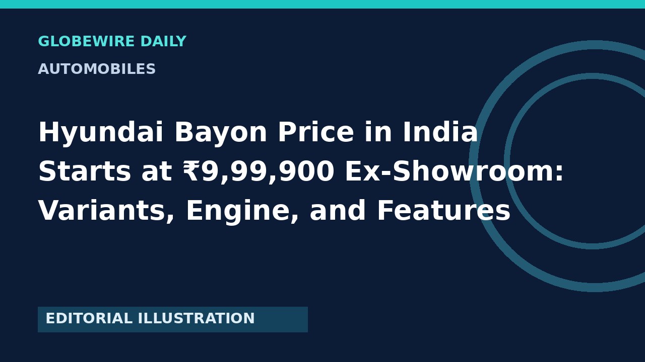Hyundai Bayon Price in India Starts at ₹9,99,900 Ex-Showroom: Variants, Engine, and Features