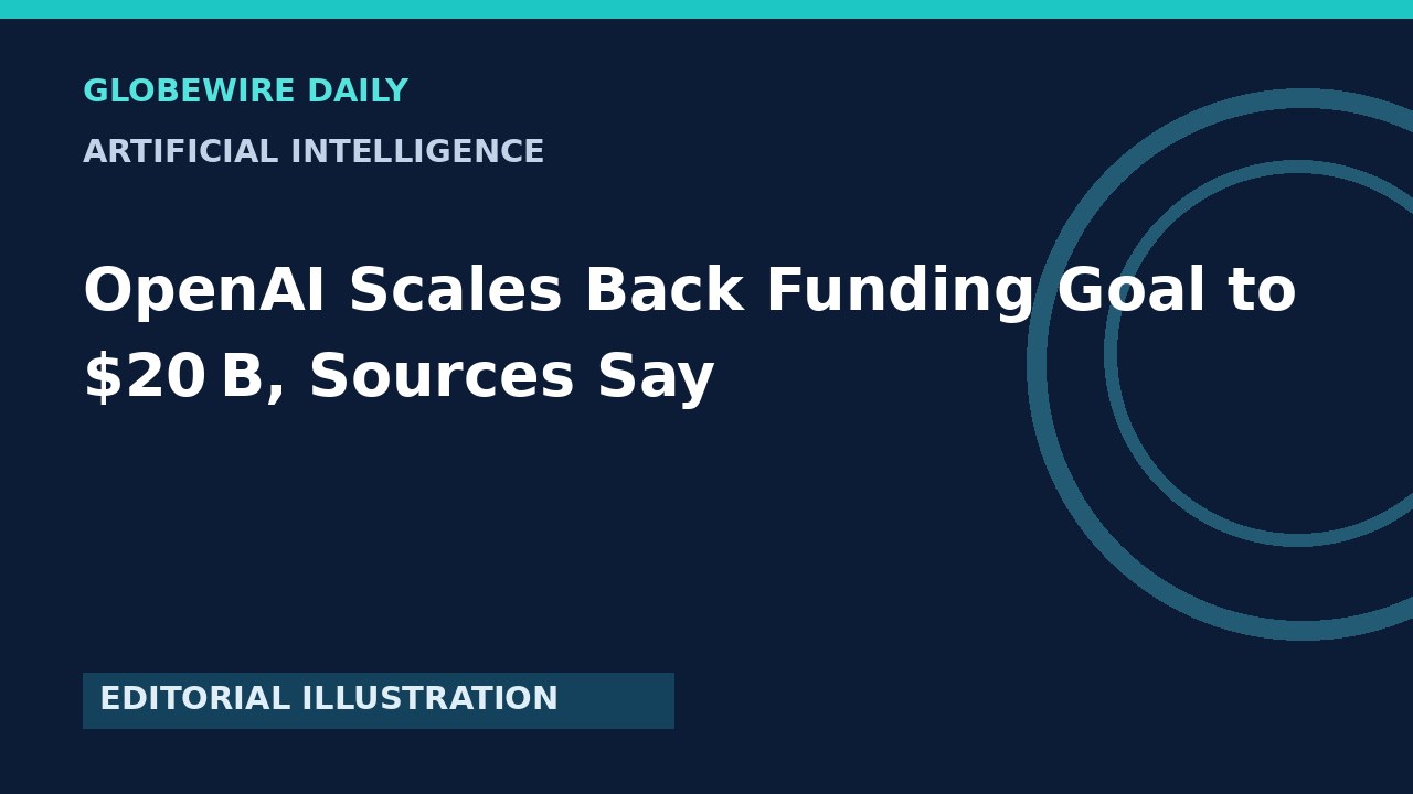OpenAI Scales Back Funding Goal to $20 B, Sources Say