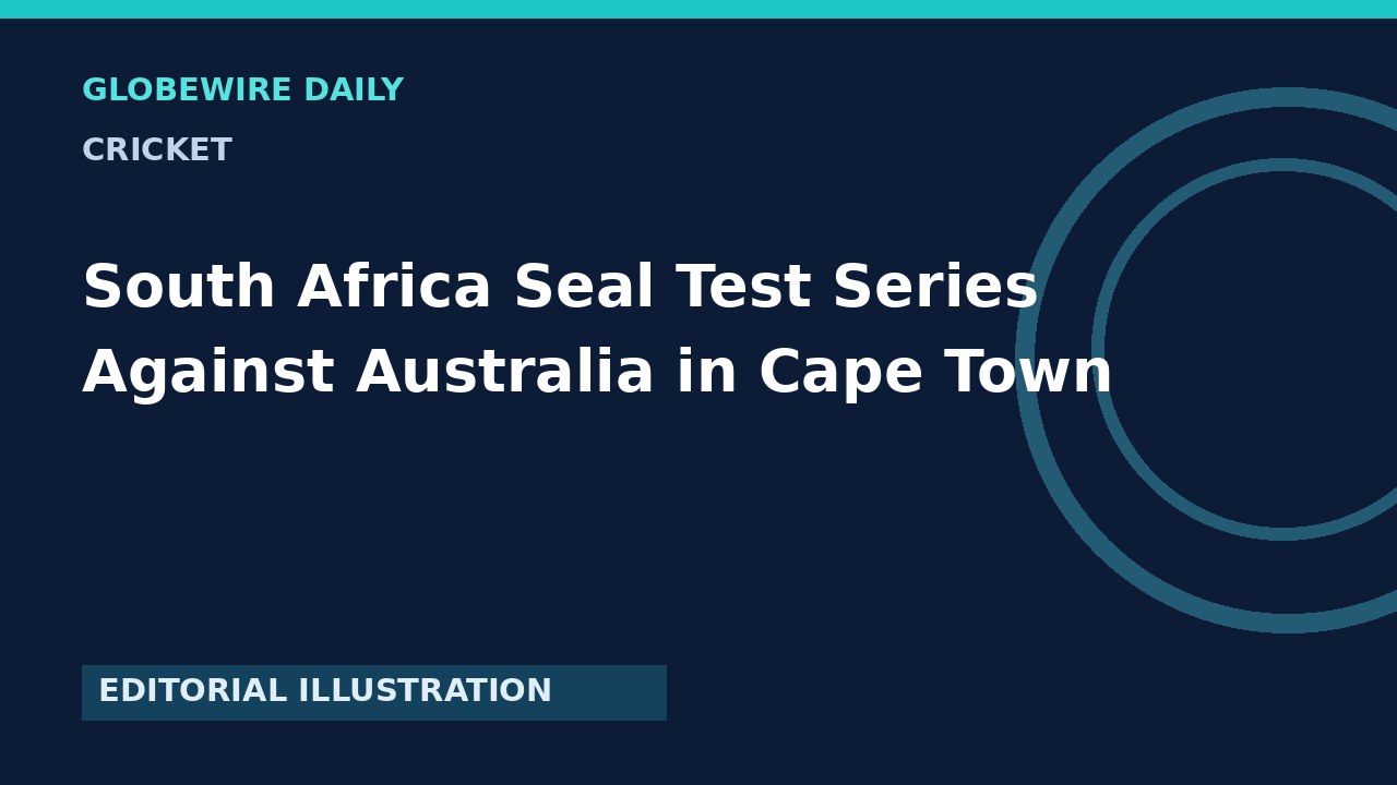 South Africa Seal Test Series Against Australia in Cape Town