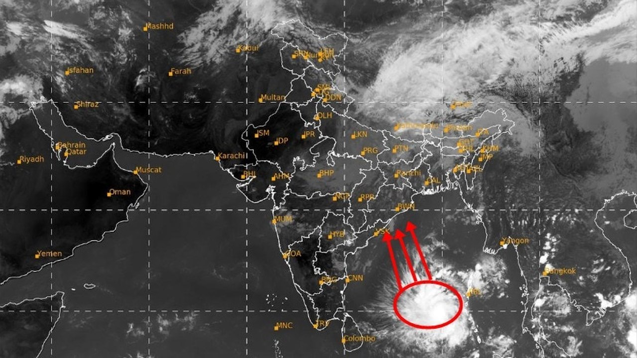 New Weather System Forms Over Bay of Bengal Following Cyclone Arnab
