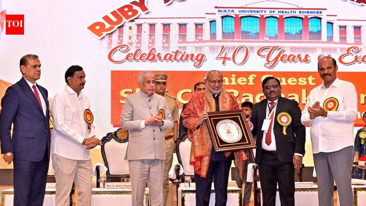 वैश्विक अनुसंधान संस्थानों से साझेदारी कर मेडिकल रिसर्च को दें बढ़ावा: उपराष्ट्रपति सी.पी. राधाकृष्णन