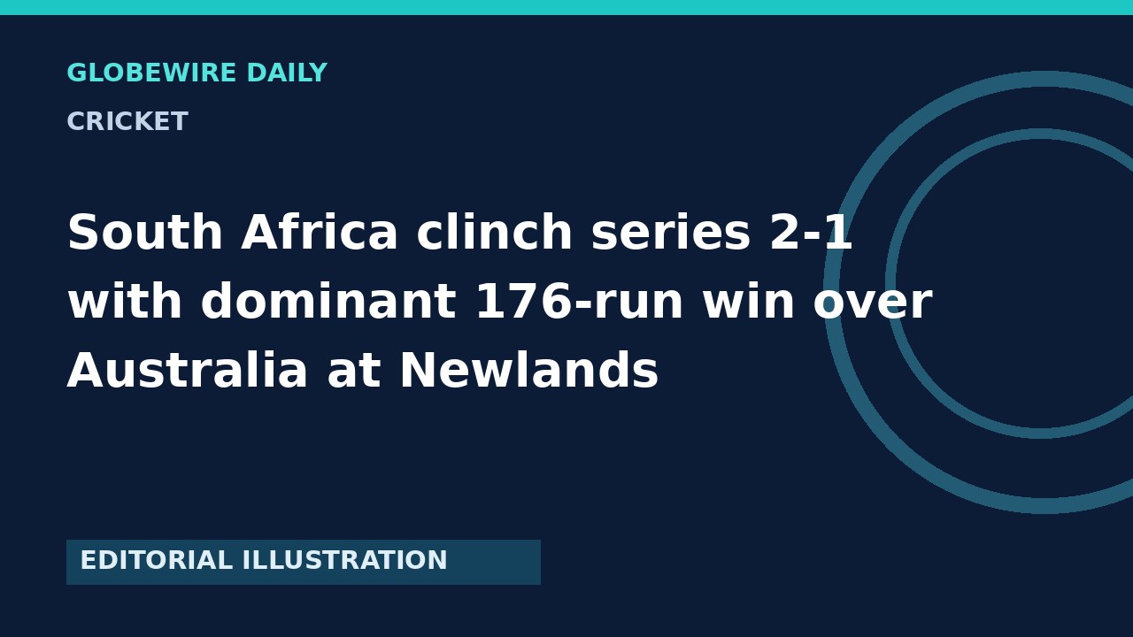 South Africa clinch series 2‑1 with dominant 176‑run win over Australia at Newlands